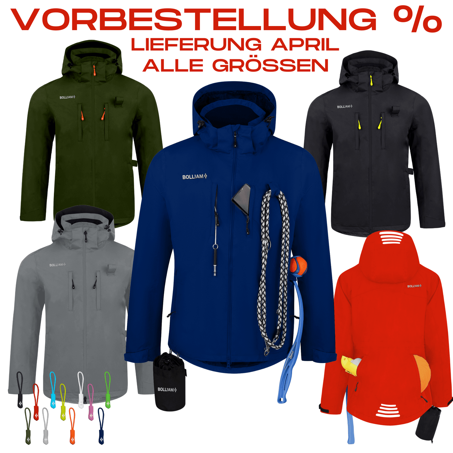 BOLLIAM 2.0 Hundehalter Jacke Herren 2024 VORBESTELLUNG