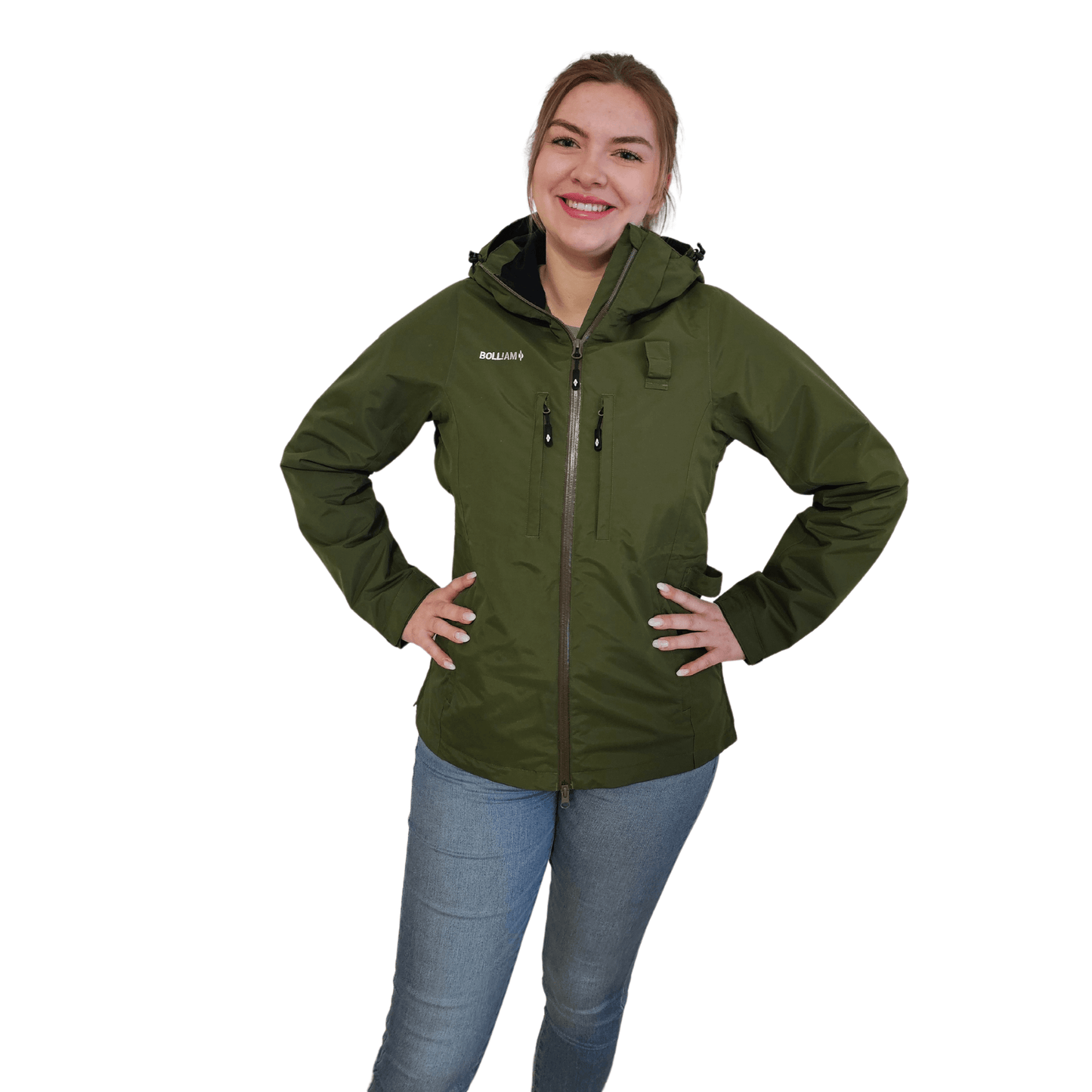 BOLLIAM-Hundehalterin-Jacke-Damen-Modern-Cool-Innovativ-Uebergangsjacke-Mantel