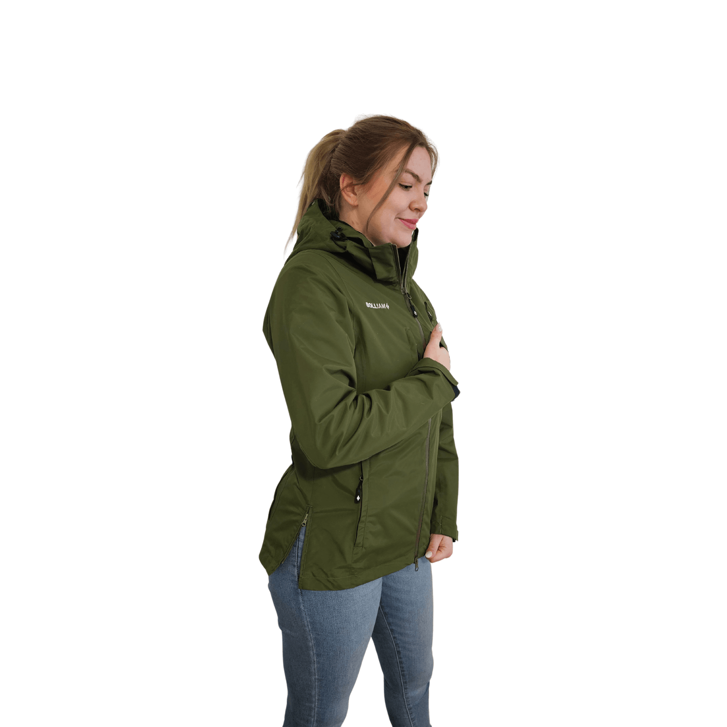 BOLLIAM-Hundehalterin-Jacke-Damen-Modern-Cool-Innovativ-Uebergangsjacke-Mantel