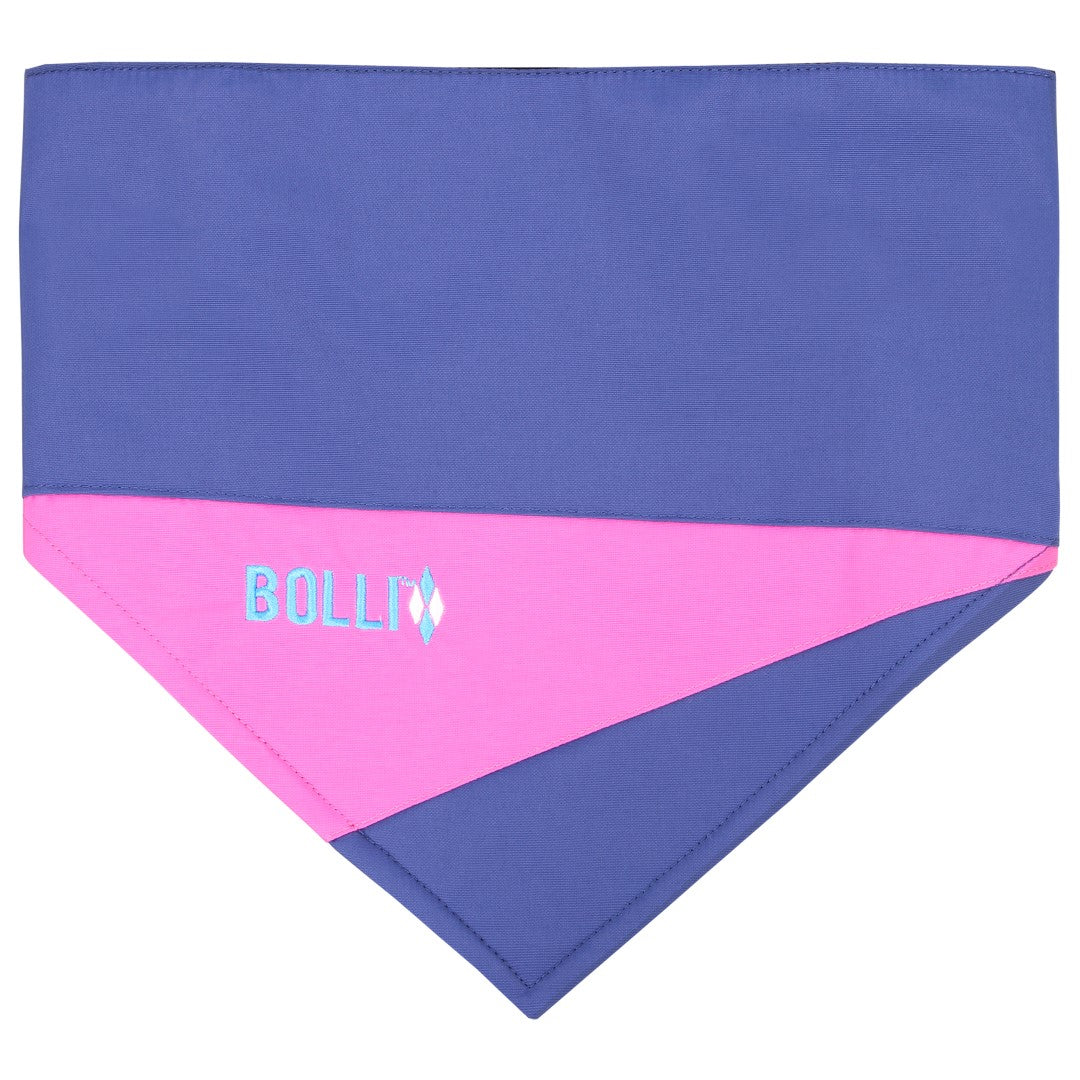 BOLLI-Cooles-Hunde-Halstuch-Bandana-Navyblau-Pink