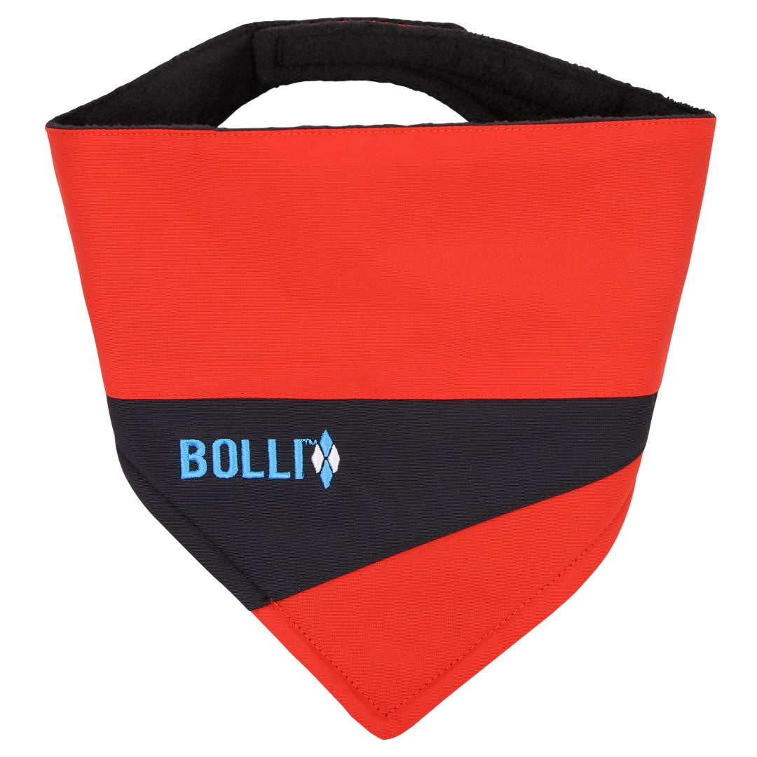 BOLLI-Cooles-Hunde-Halstuch-Bandana-Schwarz-Rot