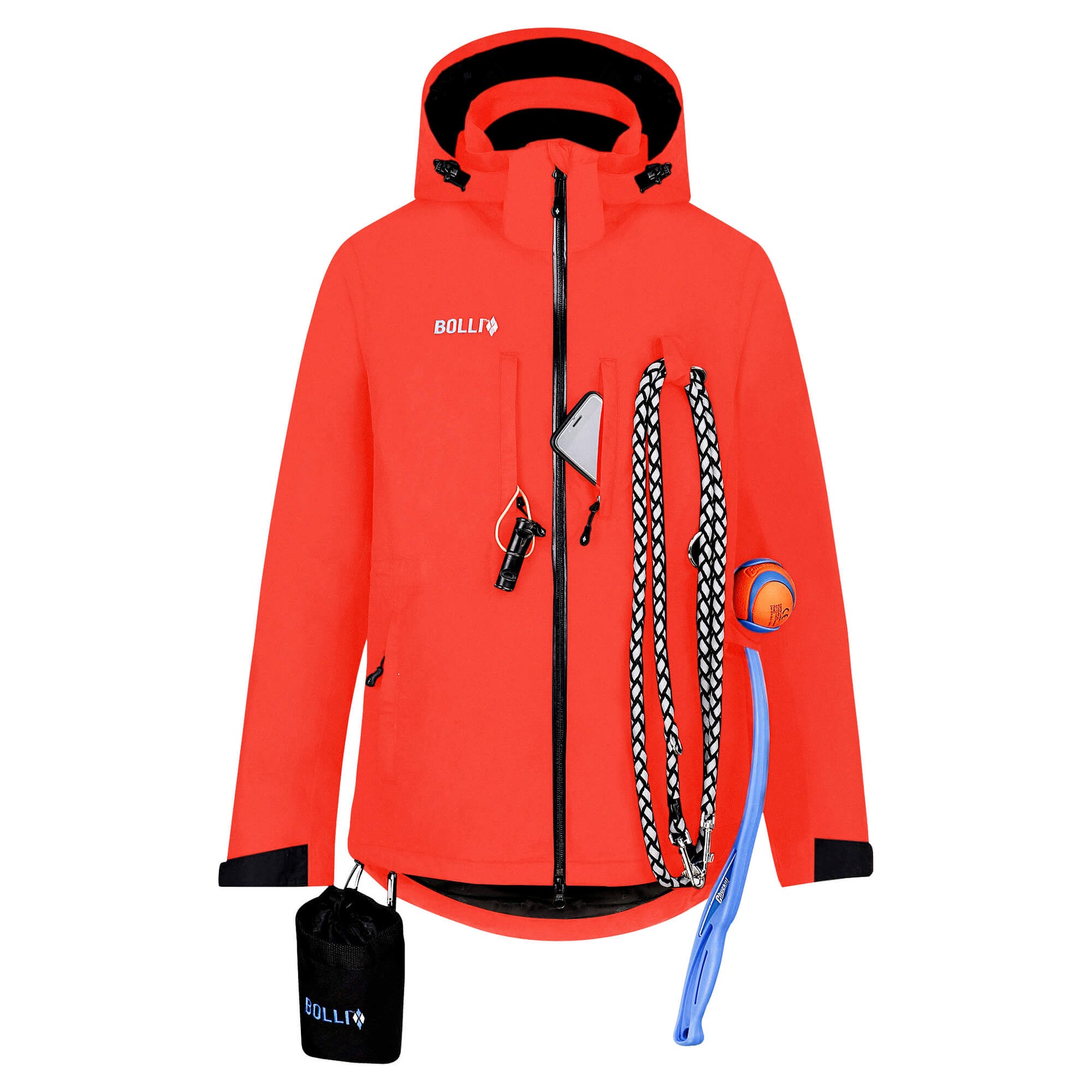 Herren Winterjacke Derbe Gassi Jacke Winter BOLLI Hundehalterin